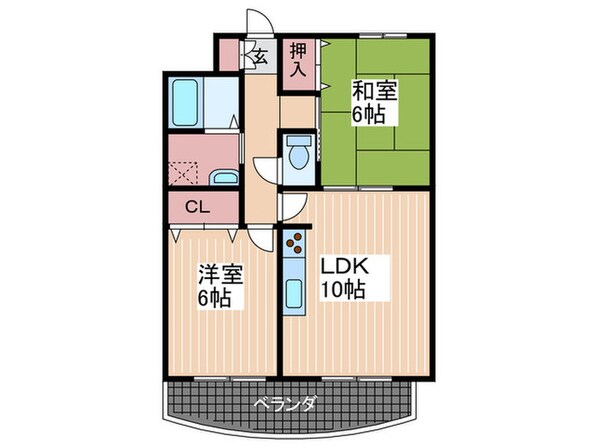 ボヌ－ルⅡの物件間取画像